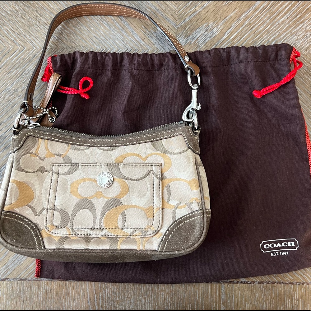 Vintage Coach Signature Mini Purse - Picture 3 of 4
